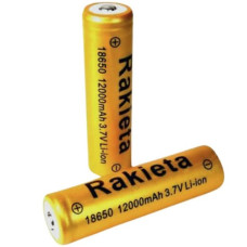 Универсальная аккумуляторная батарея 18650 3.7V 12000mAh Li-ion Rakieta